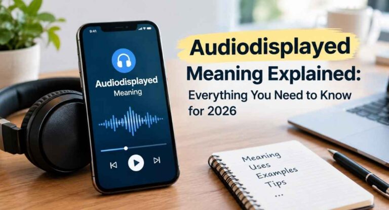 Audiodisplayed Meaning Explained: Everything You Need to Know for 2026